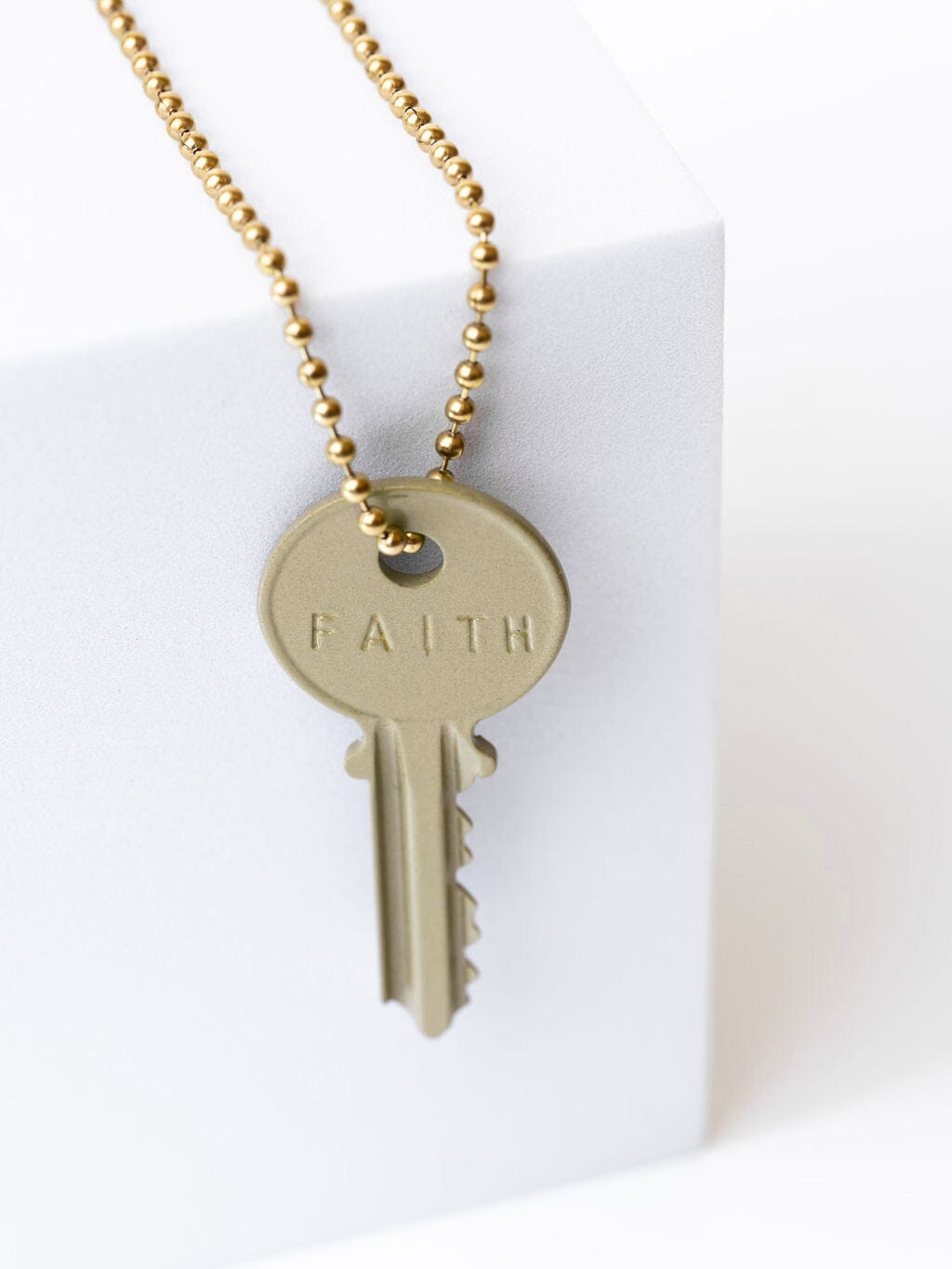 Classic Ball Chain Key Necklace