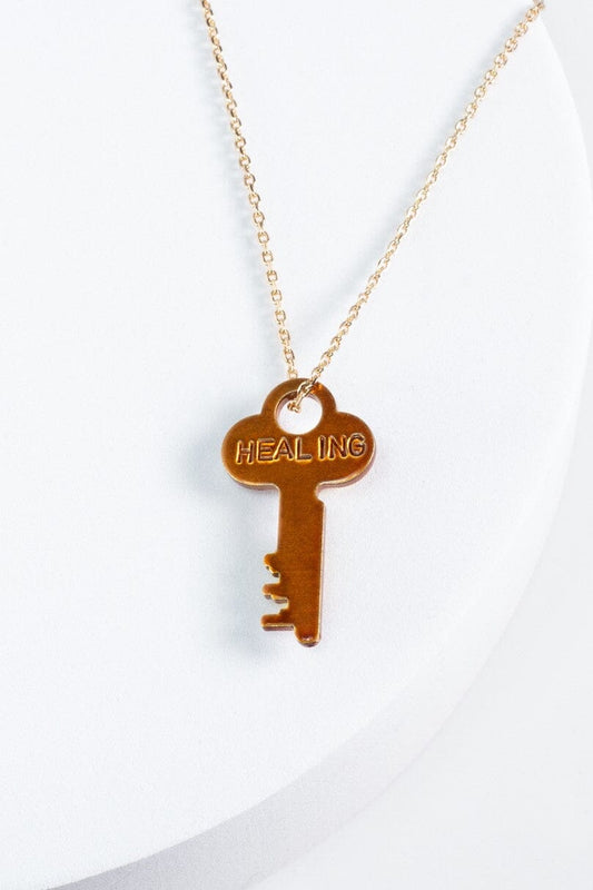 The Giving Keys Vintage Classic Ball Chain Key Necklace in GOLD – The Looke  Champagne Boutique
