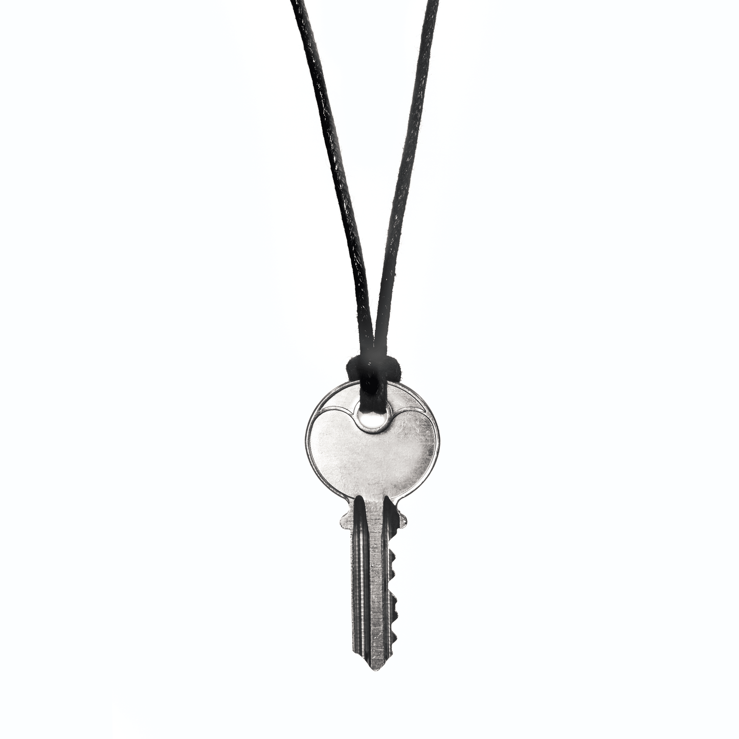 Classic Key Black Chord Necklace Necklaces The Giving Keys 