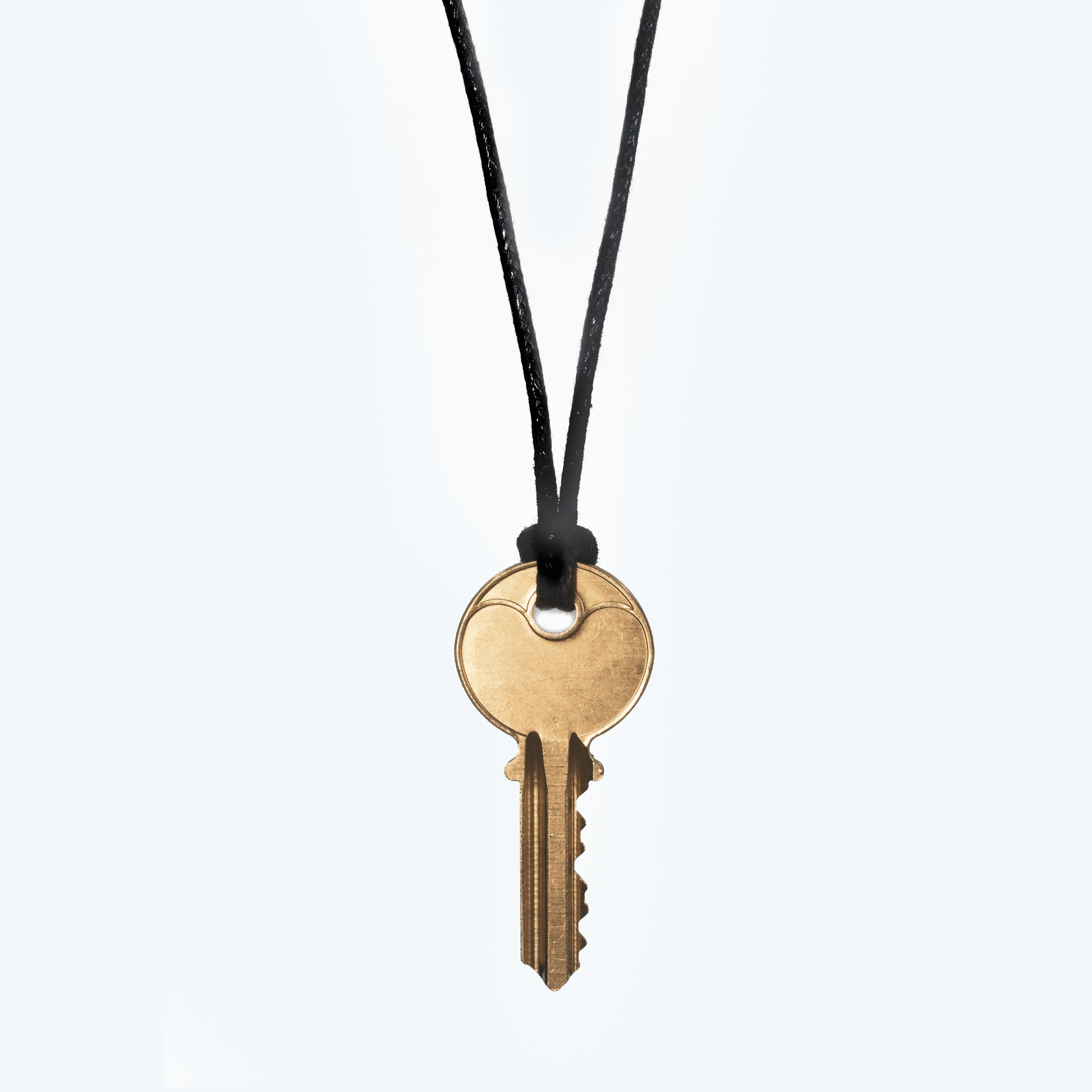 Classic Key Black Chord Necklace Necklaces The Giving Keys 