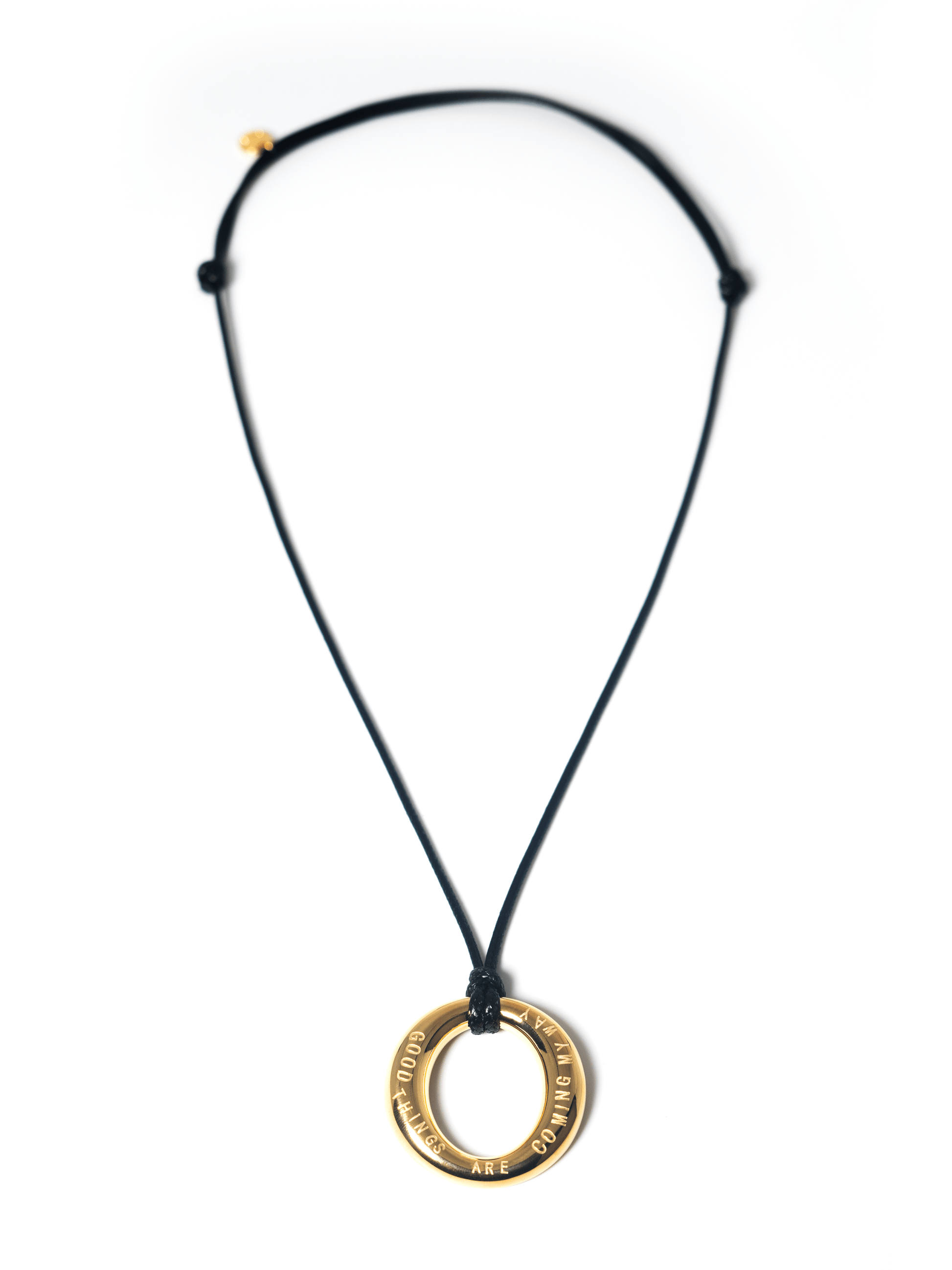 Good Things Are Coming My Way Amulet Necklaces The Giving Keys GOOD THINGS ARE COMING MY WAY Gold 