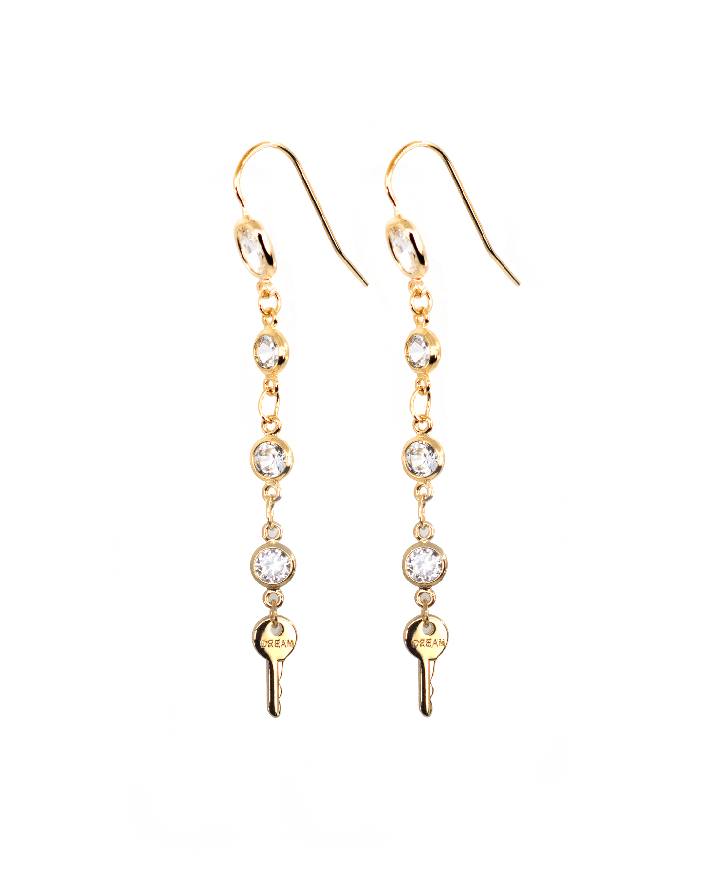 Dream Crystal Droplet Earrings Earrings The Giving Keys DREAM 