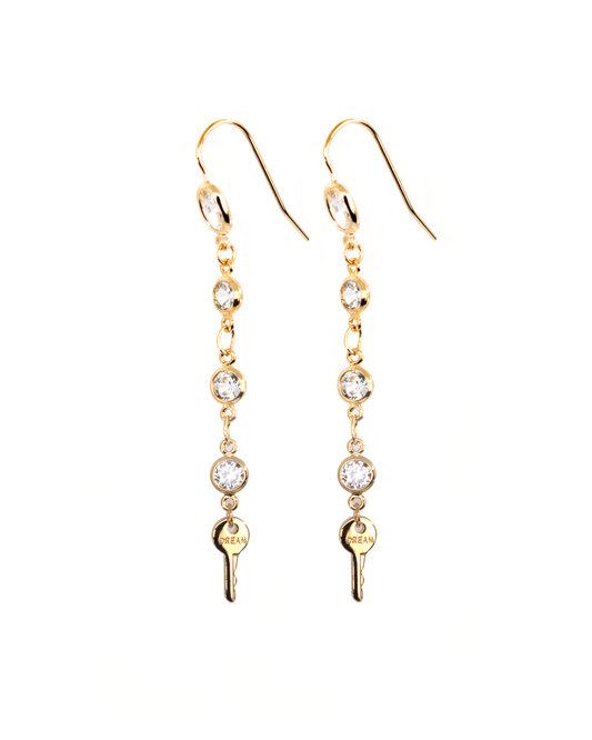 Dream Crystal Droplet Earrings Earrings The Giving Keys DREAM 