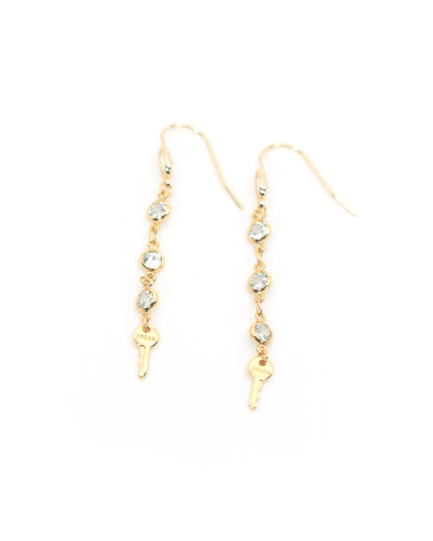 Dream Crystal Droplet Earrings Earrings The Giving Keys 