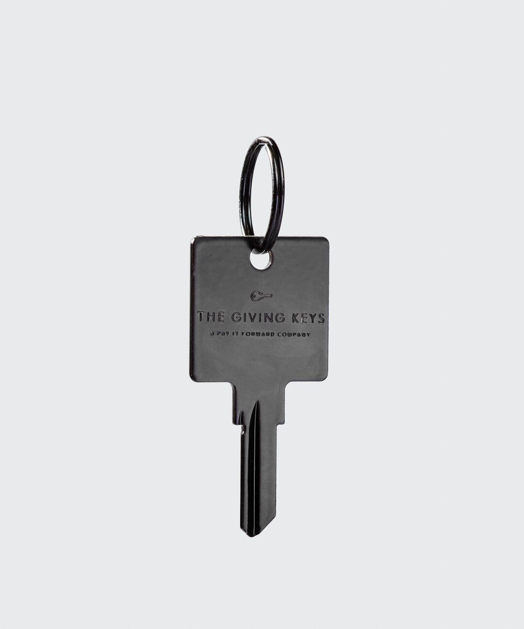 Matte Black Original Keychain Key Chain The Giving Keys 