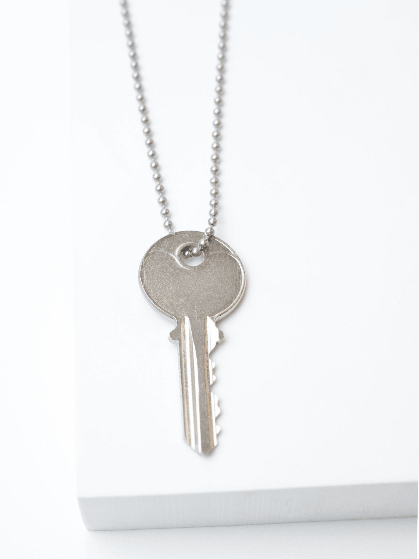 Classic Key Ball Chain Necklace Test Necklaces The Giving Keys 