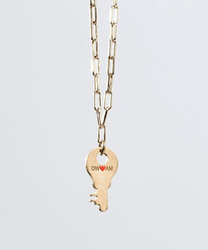 Dainty Charlotte Key Brooklyn Chain Necklace PPLR_HIDDEN_PRODUCT The Giving Keys 