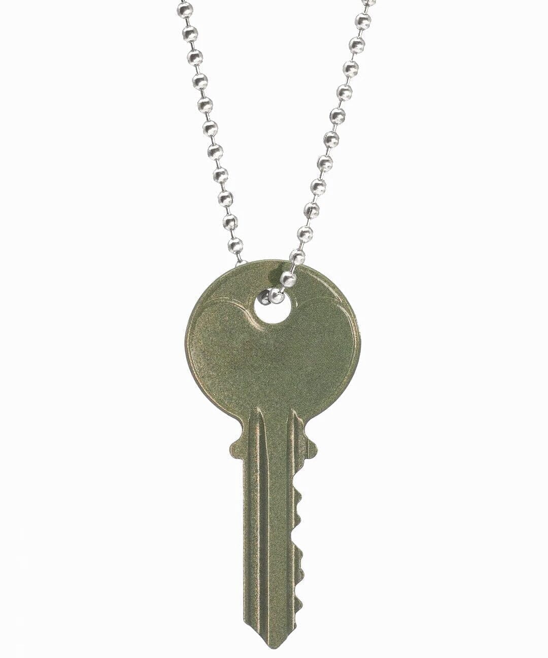 Color Classic Key Silver Ball Chain Necklace TEST Necklaces The Giving Keys 