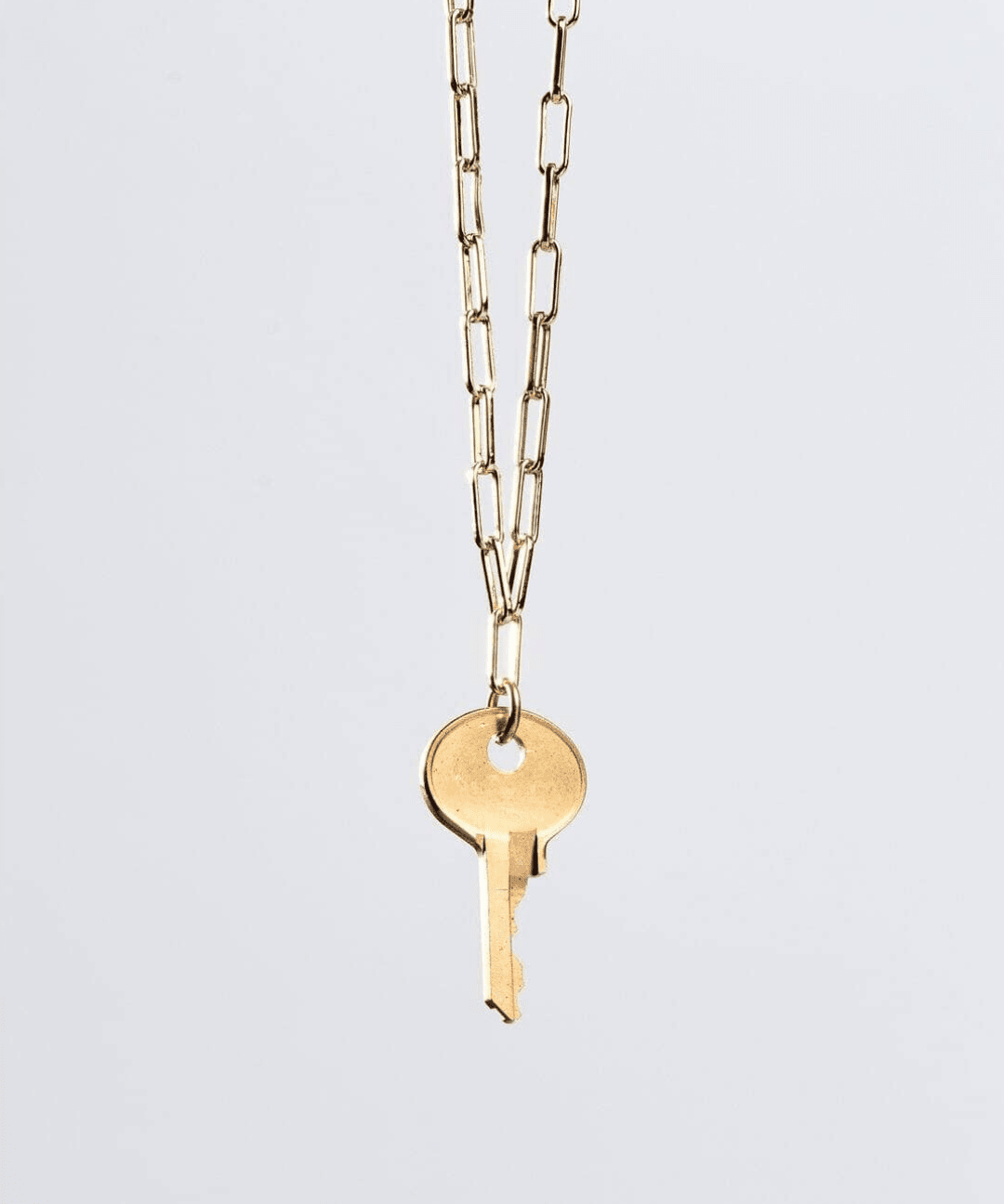 Dainty Emily Key Brooklyn Chain Necklace Necklaces The Giving Keys Gold 