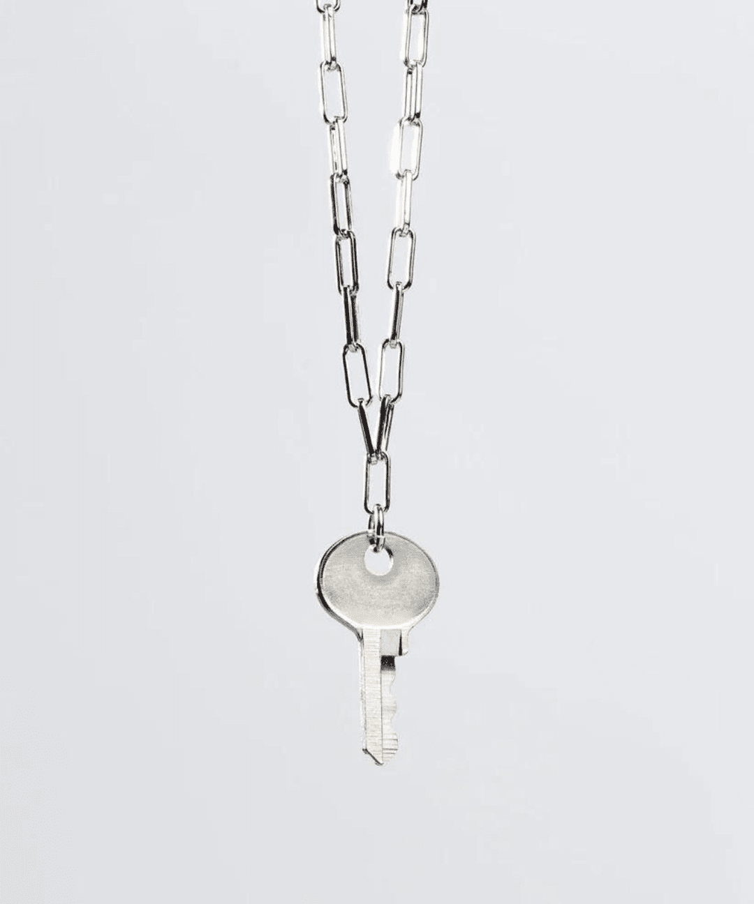 Dainty Emily Key Brooklyn Chain Necklace Necklaces The Giving Keys Silver 