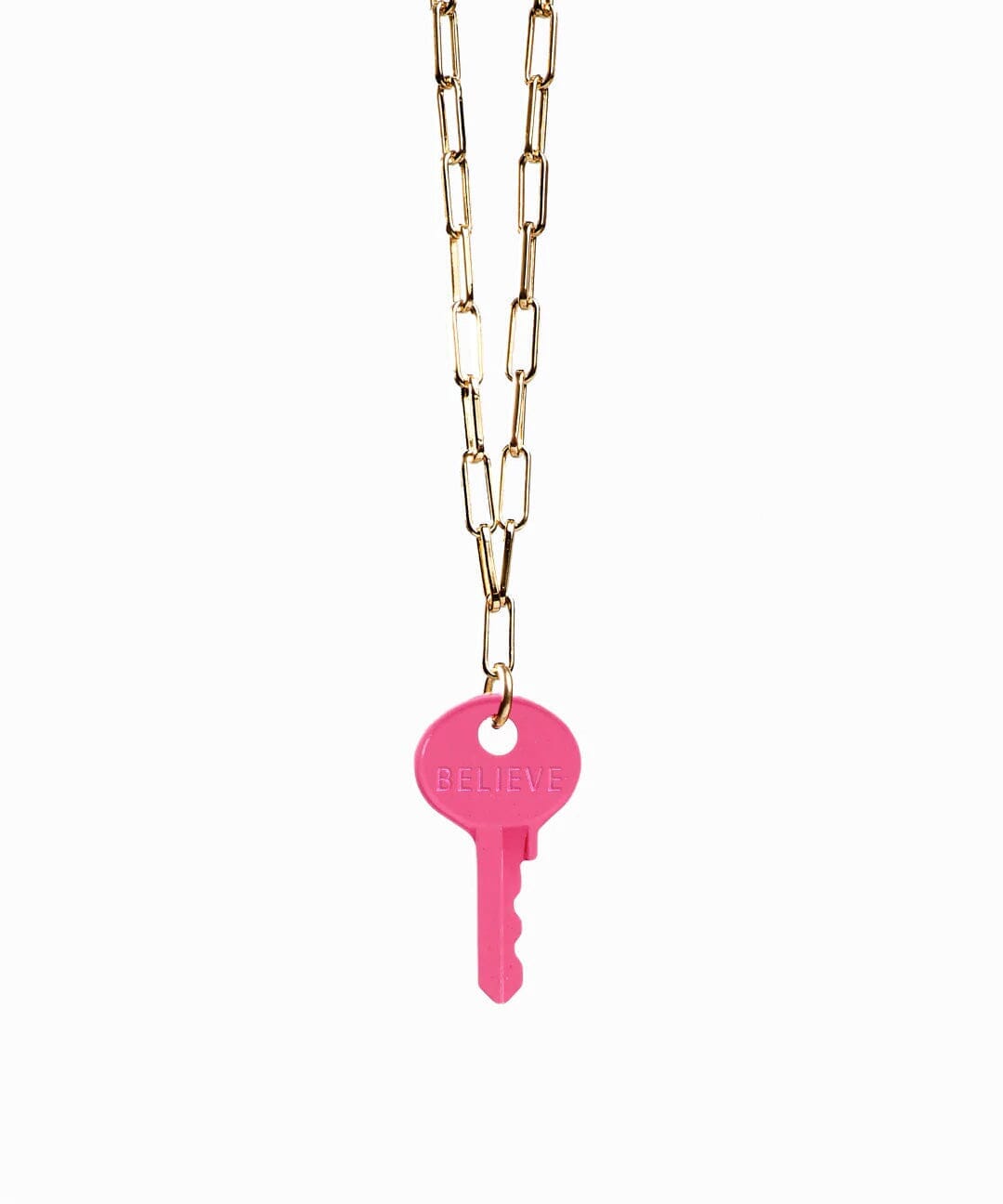 Hot Pink Dainty Brooklyn Necklace