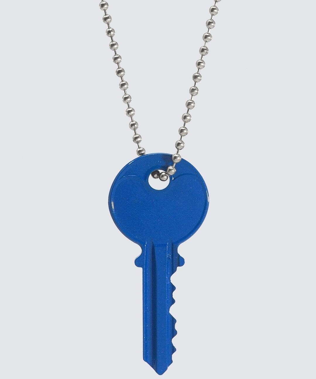 Color Classic Key Silver Ball Chain Necklace TEST Necklaces The Giving Keys 