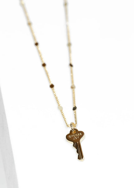 The Giving Keys Dark Bronze Key Necklace