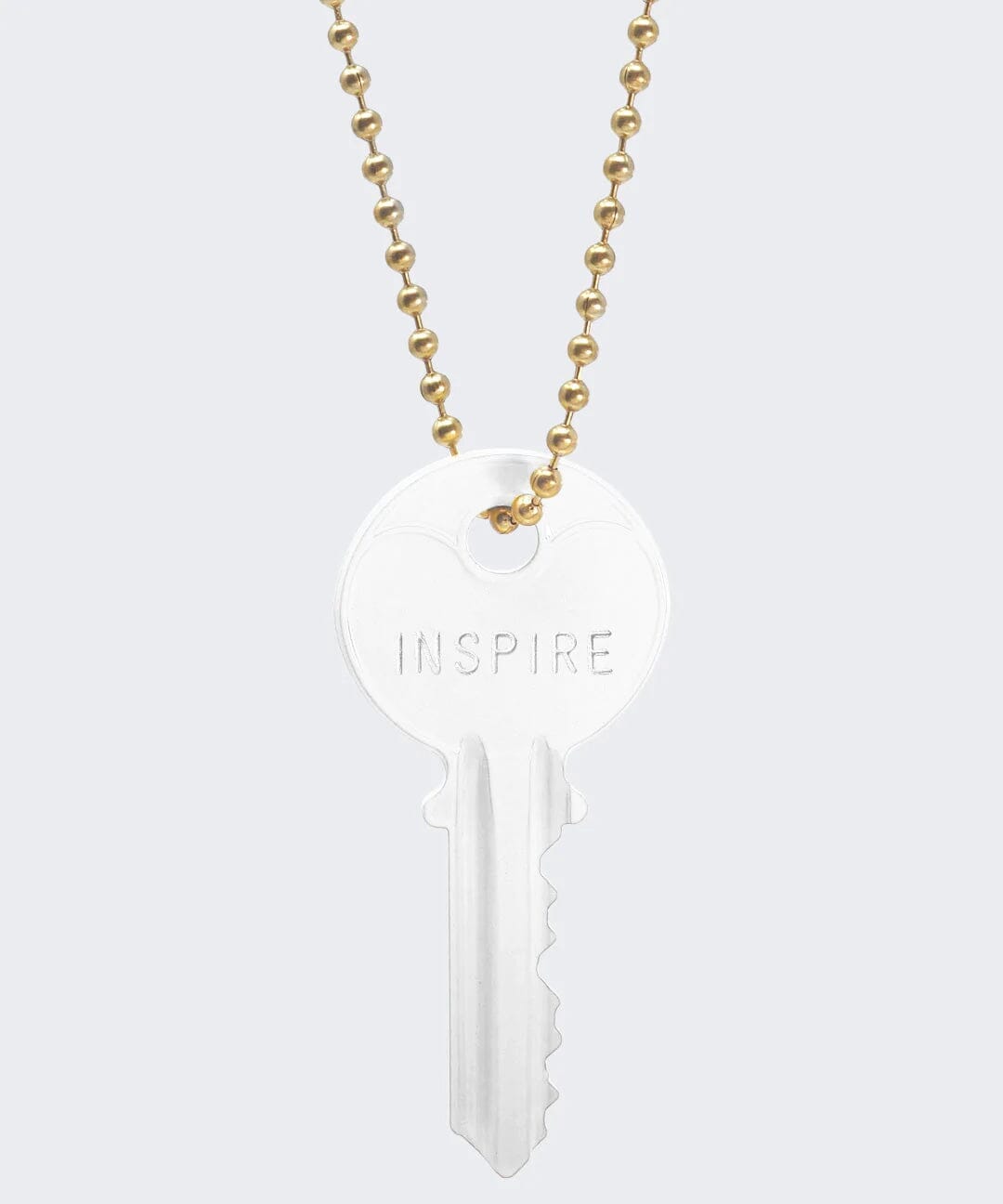 Ultra White Classic Ball Chain Key Necklace – The Giving Keys