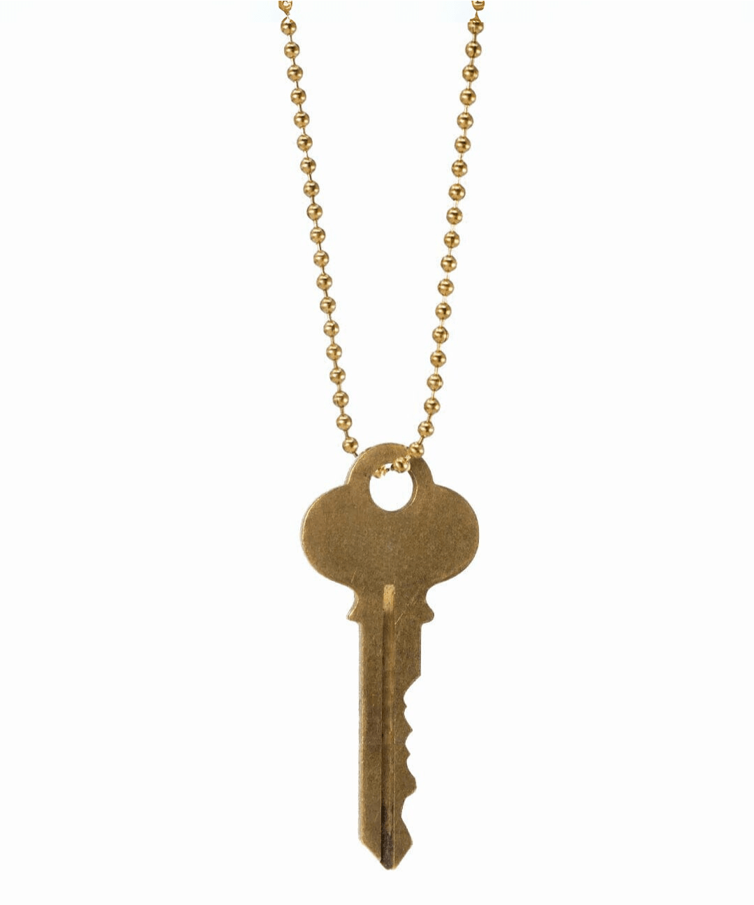 Vintage Classic Ball Chain Key Necklace Necklaces The Giving Keys 