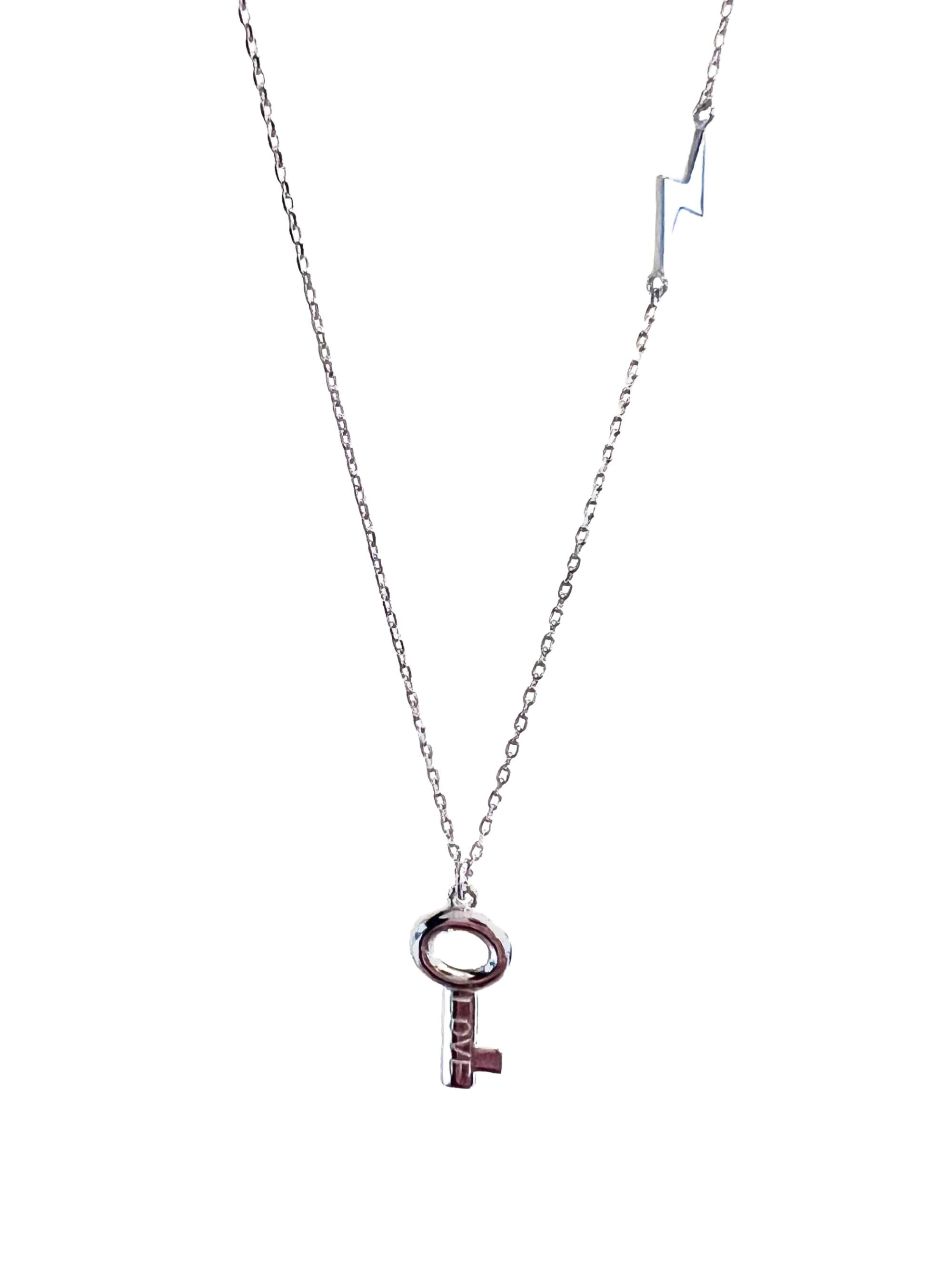 14k Gold Mini Key Necklace