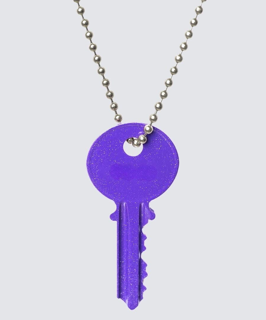 Color Classic Key Silver Ball Chain Necklace TEST Necklaces The Giving Keys 