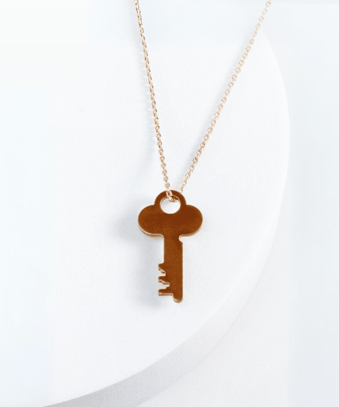 Color Dainty Maya Key Gold Chain Necklace Necklaces The Giving Keys Copper 