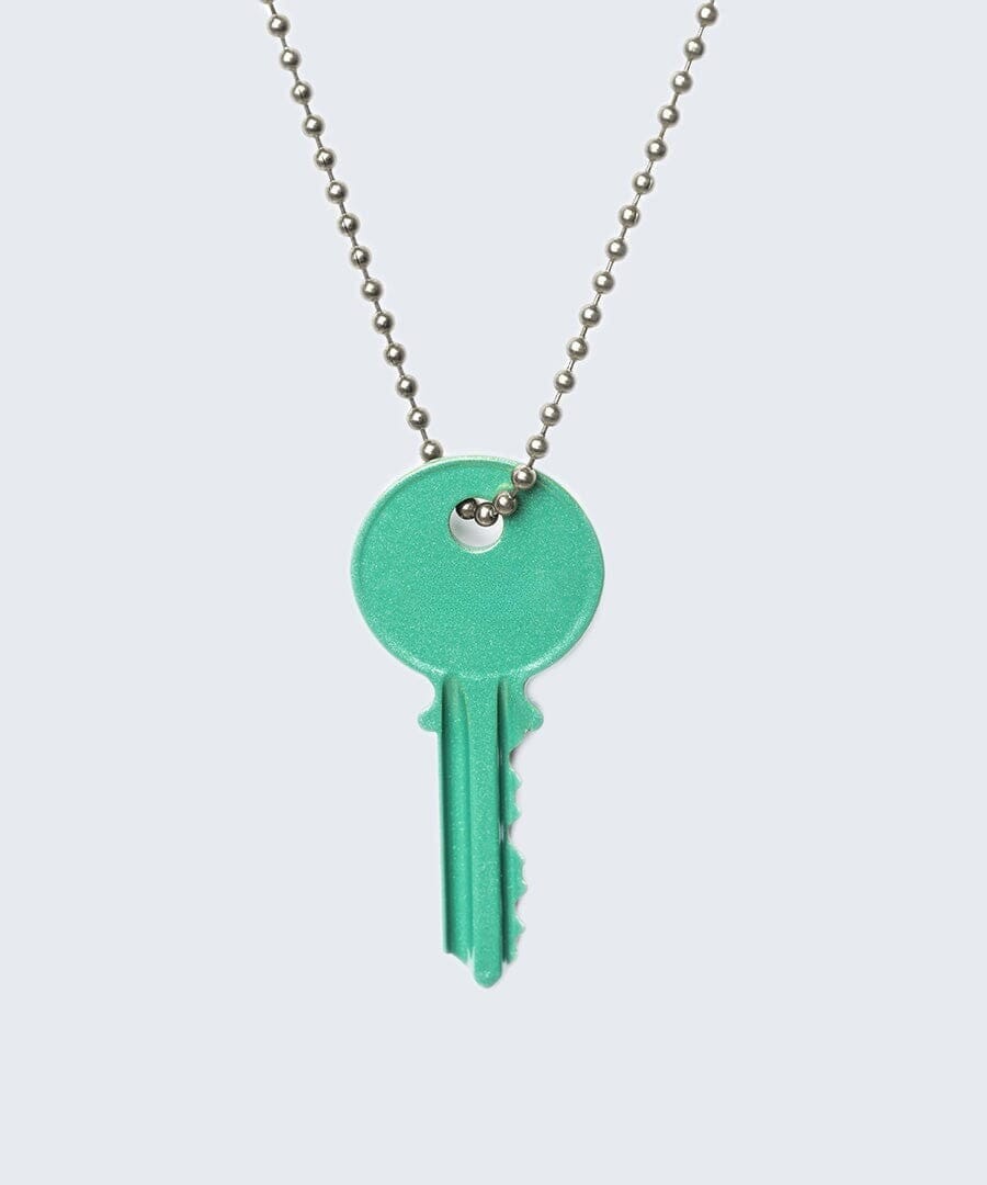 Color Classic Key Silver Ball Chain Necklace TEST Necklaces The Giving Keys 