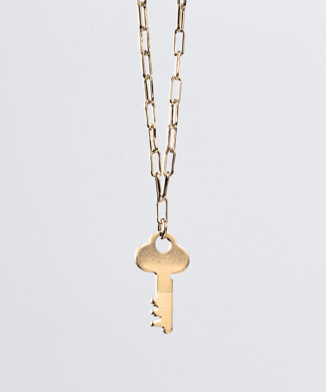 Dainty Maya Key Brooklyn Chain Necklace Necklaces The Giving Keys Gold 