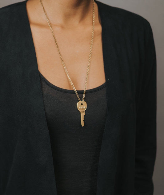 Self Love Club Lock + Key Necklace