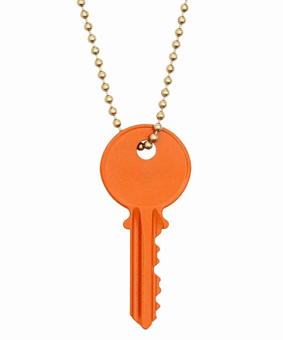 Color Classic Key Gold Ball Chain Necklace Necklaces The Giving Keys 