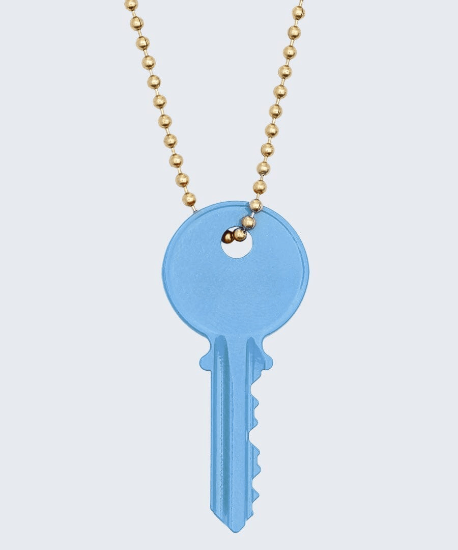 Color Classic Key Gold Ball Chain Necklace Necklaces The Giving Keys 