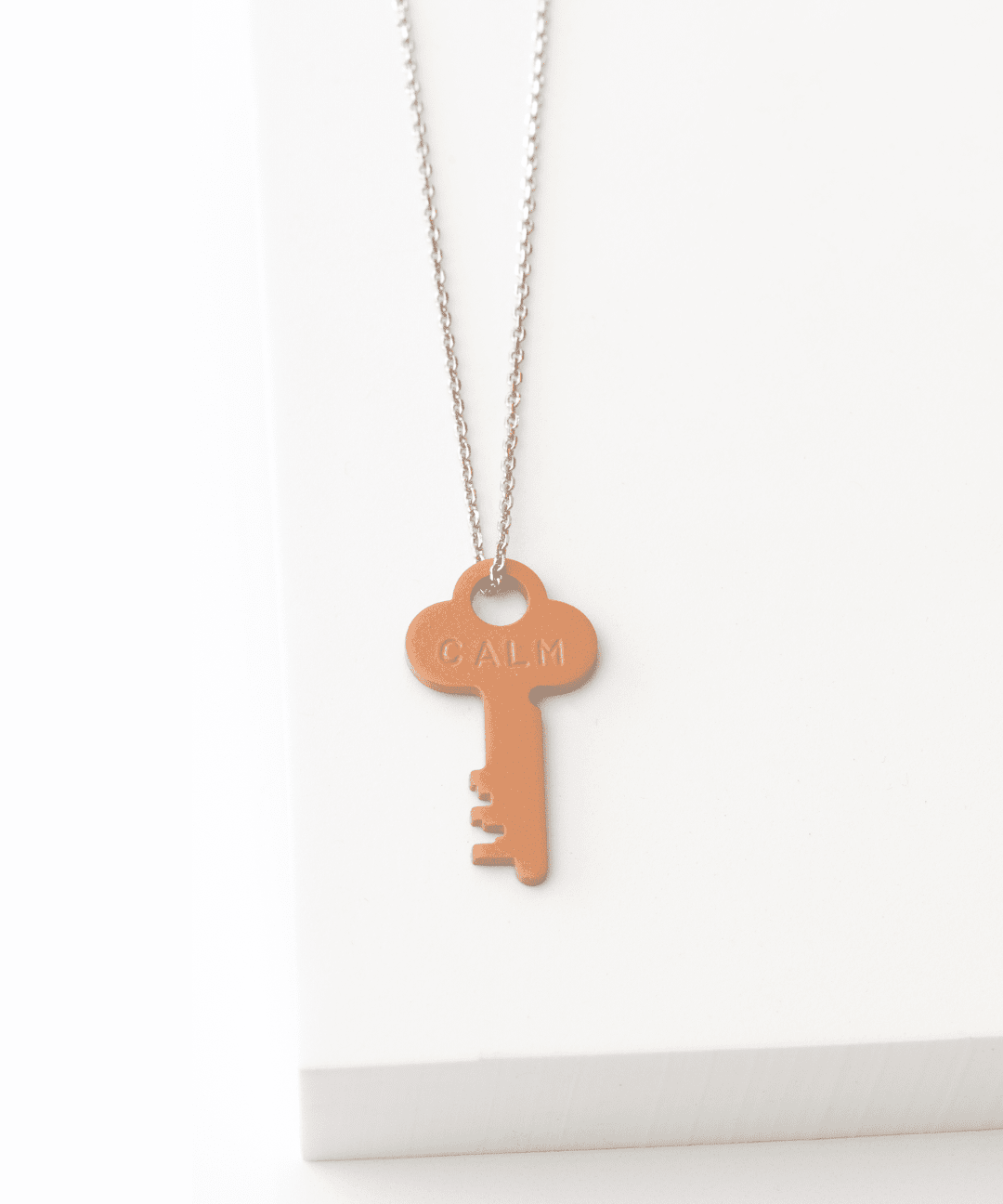 Color Dainty Maya Key Silver Chain Necklace Necklaces The Giving Keys 