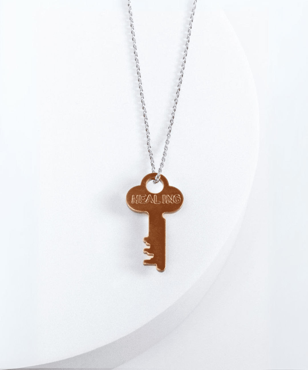 Color Dainty Maya Key Silver Chain Necklace Necklaces The Giving Keys Copper 