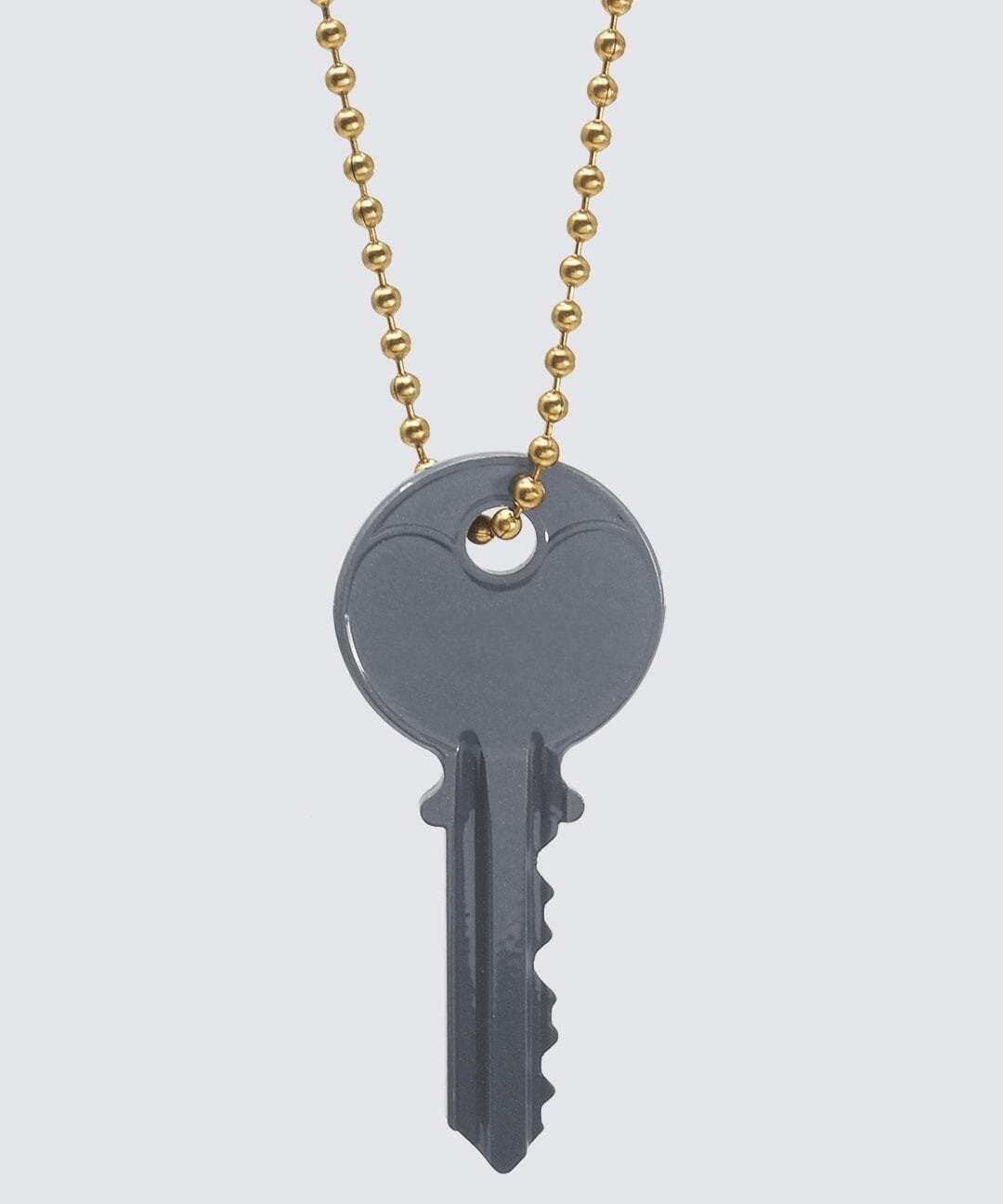 Color Classic Key Gold Ball Chain Necklace Necklaces The Giving Keys 