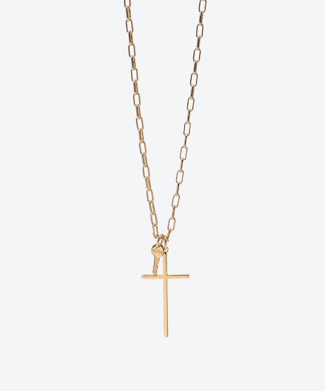 Buy KRYSTALZ Faith Inspriational Jewelry Women's Stainless Steel Jesus  Cross Pendant Faith Necklace (Pack - 1 Piece) Online In India At Discounted  Prices