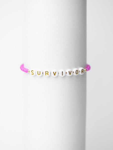 Survivor  Beaded Bracelet - Little Words Project